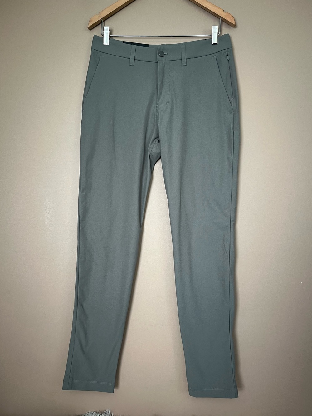 {Lululemon} ABC Slim-Fit Trouser Warpstreme in Grey Sage - Mens 30 - NWT